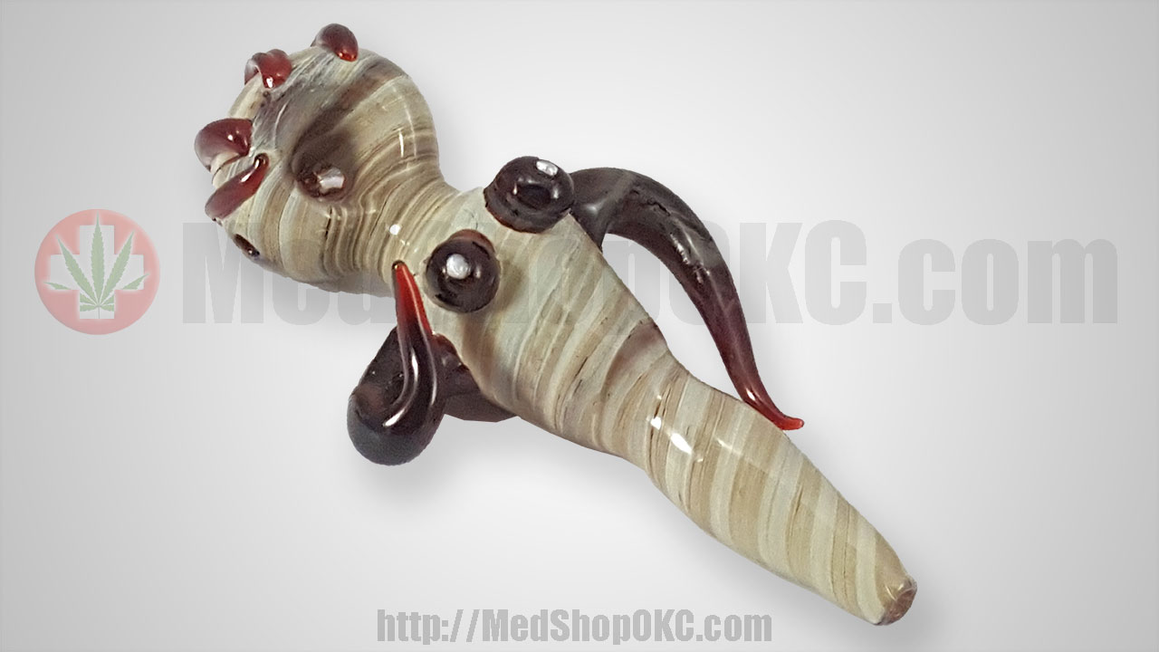 Unique Glass Pipe w/accents